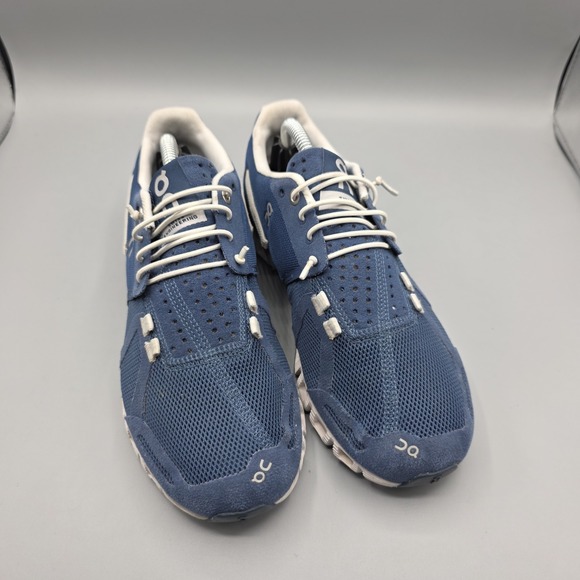 Once We Were Warriors Shoes - On Running Shoes Womens 6.5 Blue Cloud Mesh Comfort Athletic Gym Training